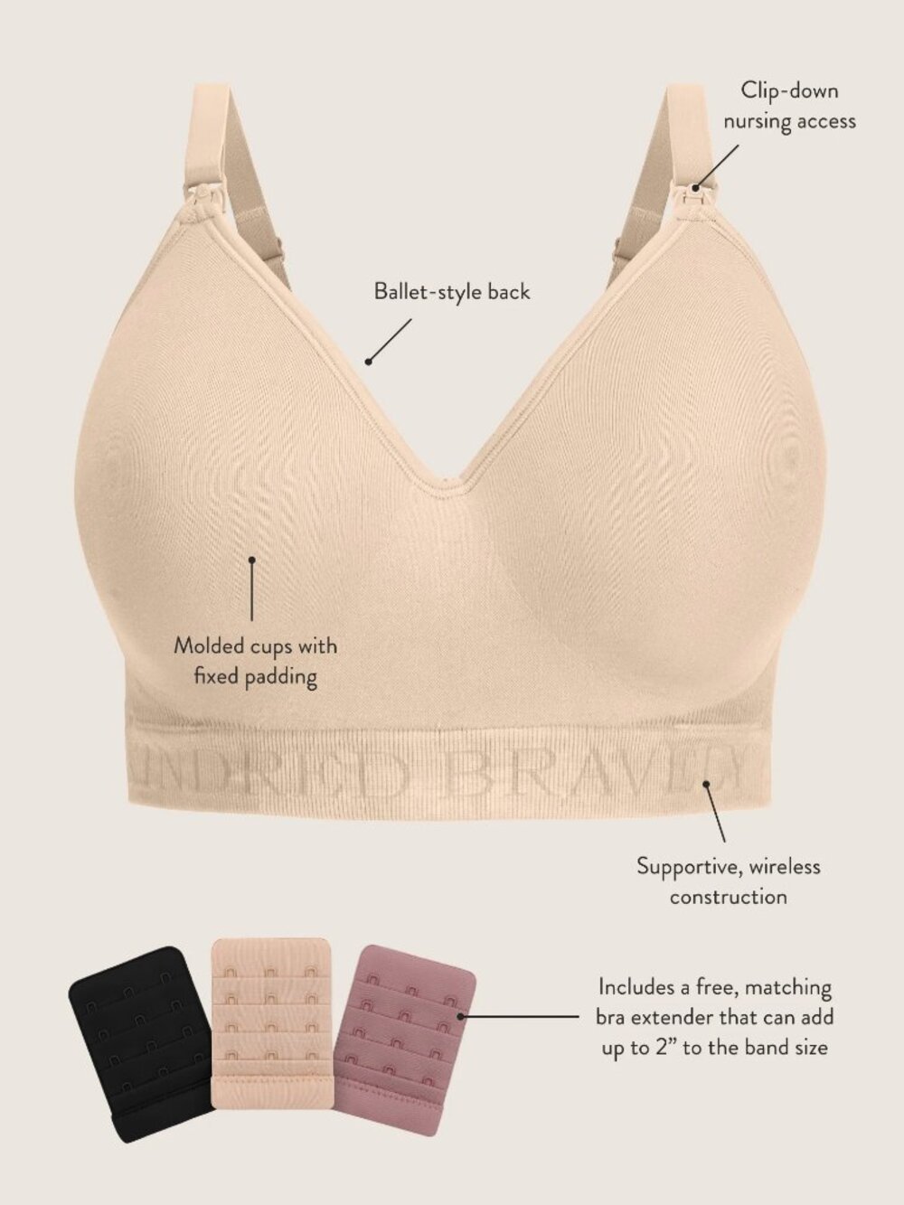 2-pack Sublime Contour Maternity & Nursing Bra - Picture 8 of 11